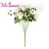 Miiseason Artificial 1 Bunch 11 Heads Liff Rose Blommor Bouquet Fake Floral Arrange Table Peony Wedding Home Party Decoration