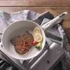 Nonstick Fryign Pan Använd för gas- och incuction spis kockvaror Säker beröring med värmebeständigt handtag Köksverktyg 210423