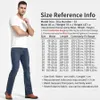 Męskie Cut Cut Caurs Lekko Flared Slim Fit Blue Black Spodnie Designer Classic Mężczyzna Stretch Denim Spodnie 211008