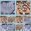 Pearl Loose Beads Jewelry 8-9Mm Single White Purple Natural Freshwater Womens Gift Drop Delivery 2021 Qhvwm