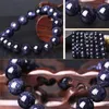 Vintage marinho azul arenito braceletes de grânulos para mulheres na mão feminina moda jóias de natal presente charme braceletes