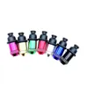 Newest Colorful Mini Filter Dry Tobacco Pipe Smoking Holder Hitter Mouthpiece Portable Removable Tips Mouth Innovative Design W0316