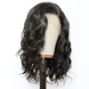 Parrucca anteriore in pizzo sintetico riccio Simulazione parrucche frontali in pizzo per capelli umani per donne nere 14 ~ 26 pollici RXG9173