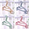 10pcs Multifunctional Non-slip Cothes Hanger for Bra Trousers Baby Kids Hangers Portable Hanging Plastic Clothe Dryers 210423