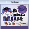 Genshin Impact Costumes MONA Cosplay Halloween Party Game Dress For Women Girls Suit Y0903