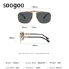 Lunettes de soleil mode Vintage carré hommes 2021 concepteur lunettes de soleil femmes grand cadre rétro rond lunettes UV 400