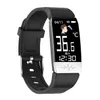 Smart armband Band T1s med mått kroppstemperatur ECG PPG Fitness tracker Blodtryck Bluetooth Armband Watch for Phone1657686