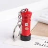 Creative Red Bus Post Box Design Pendant Pendant Keychain Souvenir per le donne Uomo Anello Stile Londra