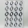 DHL eyelashes 20 Pairs/set Mink Lashes Book Faux With Magnet Box Thick long False Eyelashes Fake Eye Makeupextension