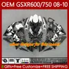 スズキボディ用射出成形金型GSXR 600 750 CC 600CC 750CC GSXR600 K8ブルーホワイトBLK GSX-R750 88NO.59 GSXR-600 GSXR-750 08 09 10 GSXR750 GSX-R600 2008 2009 2010 OEMフェアリング