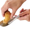 Cucchiaio in acciaio inossidabile Ginger Grinder Utensili da cucina per uso domestico Meloni e frutta Utensile per macinare Aglio schiacciapatate 17 * 4,2 cm RRD13171