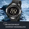 New Watch Digital LED relógios smael esporte relógios de pulso 50m resistente à água natação relógio cronômetro tempo 8042 relógios militares x0524