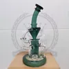 Bong Hookah Silicone Water Pipes 9インチパープルNew到着18.8 mmのジョイントガラスセット