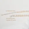 Ashiq Real Mini натуральные пресноводные жемчужины ожерелье 925 стерлингового серебра ювелирные изделия детская дети девушка прекрасный подарок за год