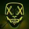 Halloween Mask a mené Light Up Funny Masks The Purge Election Year Great Festival Cosplay Costume Supplies Party Mask RRA43314070286