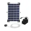 10V 5W Solar Panel Aquarium Oxygenator Aquarium Sauerstoff Belüfter Teich Angeln Luftpumpe W/Rohr Blase stein