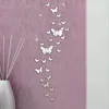 Adesivos de parede 3D Butterfly Combinação Início Diy Decoração 30pc Espelho Decoração