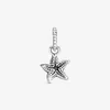 Joyería de las mujeres en forma de Pandora Charms Bead 925 Silver Love Bracelet Starfish Pendant Fashion Safety Slide Pulseras Beads Jewelry chain Charm Beaded