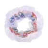 newhair ring regenboog net garen haarbanden thuis textiel meisjes kleurrijke scrunchies hoofdband elastische hoofddeksels scrunchy are5338