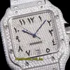 Eternity Jewelry Watches 2021 TWF 4SA0005舗装ダイヤモンドETA A2824自動メンズウォッチ完全アイスアウトダイヤモンドダイヤルクイックスイッチS2296