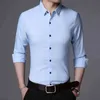 2021 nouvelle marque de mode Designer chemise hommes robe chemises Slim Fit Streetwear à manches longues coréen de haute qualité décontracté hommes vêtements G0105