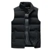 brand Men Jacket Vest Autumn Winter Warm Sleeveless Slim Fit Casual Coats s 211102