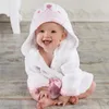 Prenses taç çocuk banyo havlusu yenidoğan battaniyeleri bebek kız bornoz kapüşonlu banyo havlusu bebek sayfaları terry pijama ceket 210413