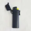 Fumer Noir Style Portable Briquet Case Sleeve Holder Cover Shell Conception Innovante Peau Boîtier Scellé Étanche Pour Cigarette Outil De Haute Qualité DHL Gratuit