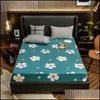 Sheets & Sets Bedding Supplies Home Textiles Garden 1Pc Bedsheet Waterproof Mattress Er Double Bed Sheet Waterpro Pad Adjustable 150 180X200