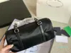 Mini Nylon Punk travesseiro sacos vintage preto tri-ângulo lantejoulas bolsas de prata fivela oco designer de ombro simples e moda