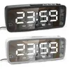 Outros relógios Acessórios Rádio FM LED Digital Despertador Snooze 3 Configurações de brilho 1224 horas USB Make Up Mirror Eletrônico 3752427