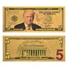 2021 Trump Moneta commemorativa Banconota in lamina d'oro 2024 Ufficio campagna presidenziale Monete creative3949676