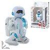 Electric Dancing Robot Toy Mini Robben Aite Smart 360-graders rotation med ljus och musik Barn Favorit Gilla leksak