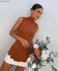 Femme Bandage Robe Stretch Serré Discothèque Dames Anniversaire Fête De Noël Mode Sexy Hip Wrap Couture Glands Tressés Robes Décontractées