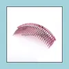 Hair Brushes Care & Styling Tools Products 5.5 Inch Lady 24 Teeth Fashion And Personality High Quality Plastic Comb Practical Female Accesso
