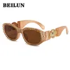 Sunglasses Luxury Designer Rhinestone For Women Fashion Small Square Frame Glasses Men Pink Shades Lady Gafas De Sol Mujer UV400