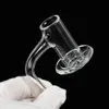 Waterpijpen 25mm Spin Quartz Banger Spinning Carb Cap Terp Parel Bal Insert Domeless Emmer voor Glazen Waterpijp DW41