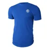 Muscleguys Slim fit T Shirt Hommes Fit ees Gyms -s Bodybuilding ops Fitness Vêtements O-Neck Short Sleeve 210706