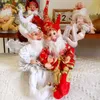 Abxmas elf lalki zabawki Boże Narodzenie wisiorek ozdoby wystrój wiszące na półce stojącej dekoracji Navidad roku prezenty 211018