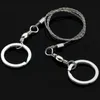 100pcs Field Survival Stainless Wire Saw Hand Chain Cutter Outdoor Emergency Fretsaw Camping Hunting Saws Garden Tool