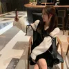 Robes décontractées Vintage Mini Robe Lolita Femmes 2022 Automne Dentelle Bow Velours Soirée Femme Kawaii One Piece Coréen