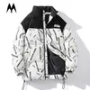 Street Hip Hop Coat Men Winter Thick Parka Jacket Harajuku Print Jackets Fashion Warm Parkas Mens Outwear Streetwear 211206