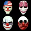 New PAYDAY 2 Adult Kids Clown Face Mask Fancy Dress Halloween Horror Prop Costumes