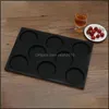 Bakeware Kitchen, Dining Bar Home & Gardensile Hamburger Bread Forms Perforated Bakery Molds Non Stick Baking Sheets Fit Half Pan Size Mods