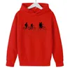 Pojkar Hoodie Barnkläder Rolig Stranger saker Hoodies för Teen Girls 4-13Y Baby Sweatshirt Barnkläder 211029