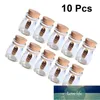 10 pcs 100 ml Bocaux En Verre Avec Couvercles En Liège DIY Souhaitant Bouteille Faveurs De Mariage Pots D'apothicaire Pot De Miel Bouteilles Pudding Bouteille En Verre W