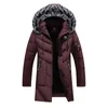 Fashion-Men's Down & Parkas Thick Men Winter Long Coat 2021 Outdoor Warm Windbreaker Jackets Male Casual Hooded Fur Collar Outwear Coats