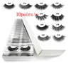 Qulaity 10 Styles de haute qualité 15mm cils entiers 3D cils de vison personnalisé marque privée Extensions de cils longs et moelleux naturels6291788