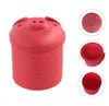 Bacon Grease Container with Strainer-Bacon Bin Grease Strainer Silicone Collector for Store Meat Frying Oil Cooking Grease Storage DAS25