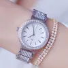 Bs Bee Sister Woman Watches Famous Brand Dress Gold Watch Women Quartz Diamond Ladies Wrist Watches Reloj Mujer 210527